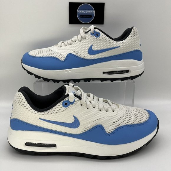 Nike Air Max 1 G Golf Shoes White Blue Black Men\'s 7.5 women\'s 9 main image 4